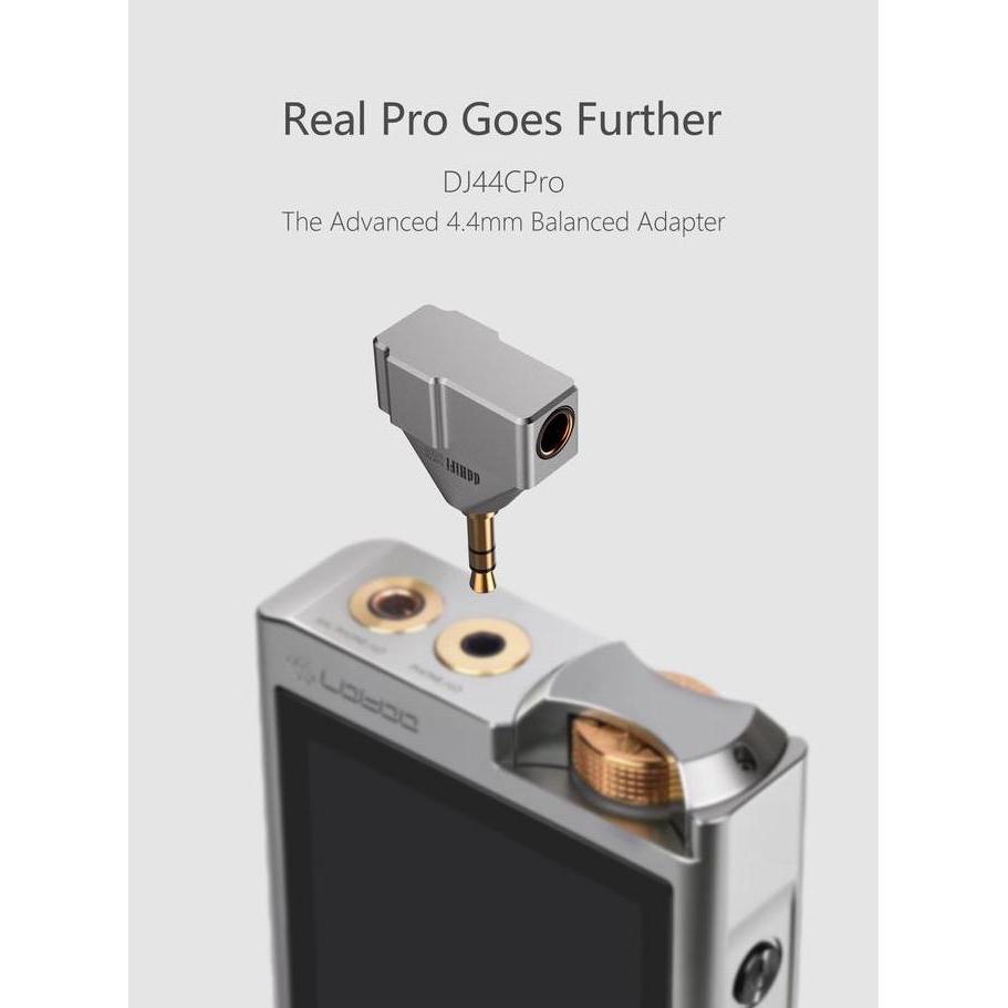 READY ddHiFi DJ44C Pro 3.5mm to 4.4mm / 4.4mm Female to 3.5mm Male Adapter