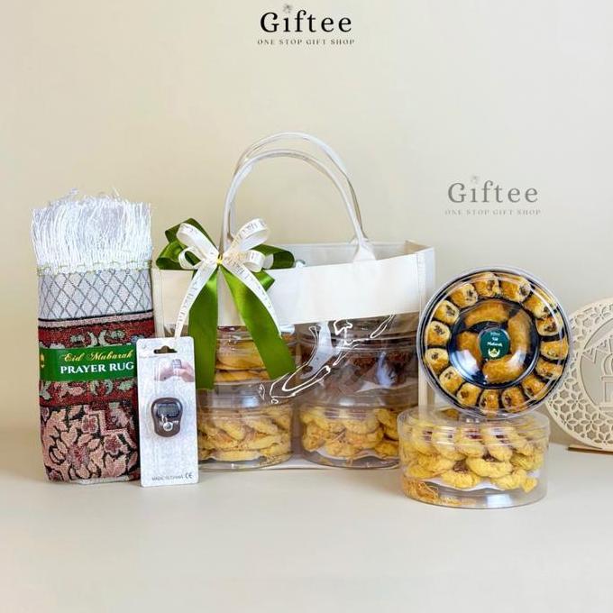 HAMPERS LEBARAN FESTIVE KUE KERING TAS JINJING MIKA PREMIUM COOKIES IDUL FITRI KADO PARCEL SOUVENIR