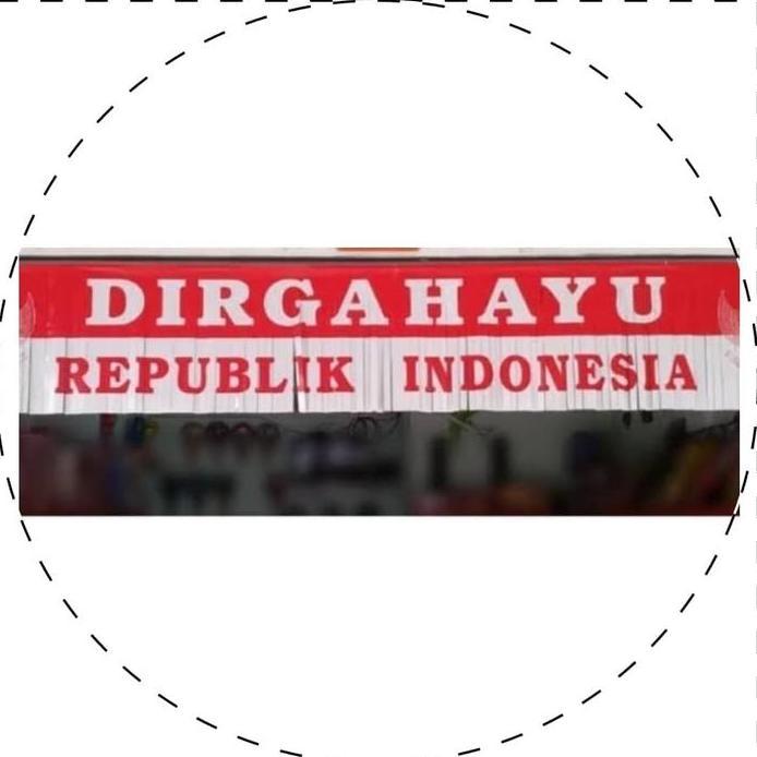 Ready  Rumbai Dirgahayu RI / Banner dirgahayu RI 17agustusan Tebal