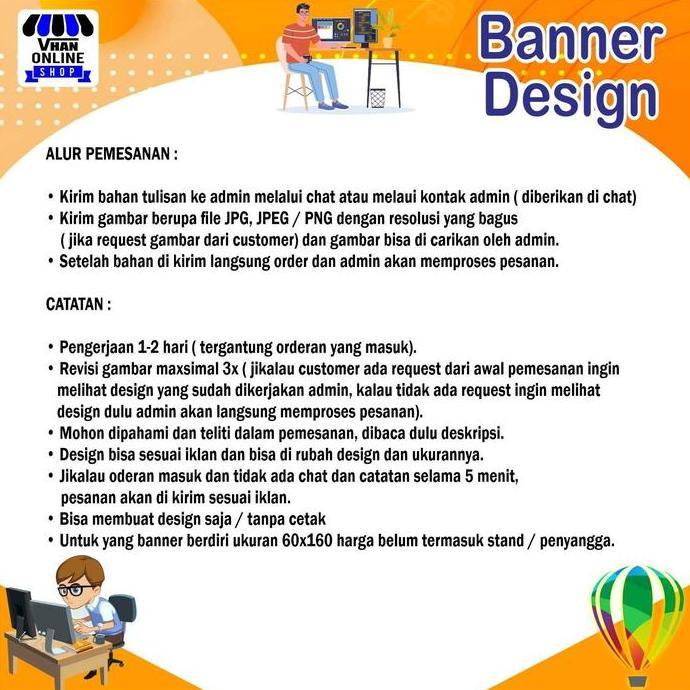 Ready  Banner Spanduk Backdroop Ayam Penyet Sambal Ijo Design Keren