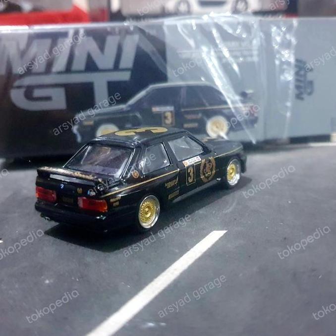 New  Diecast Mini GT BMW M3 #3 1987 ATOC JPS Team BMW no 608