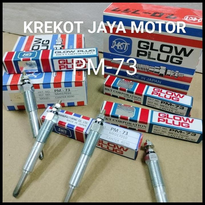 TERBARU GLOW PLUG / BUSI PEMANAS PM-73 FUSO  JAPAN BARU BERGARANSI 