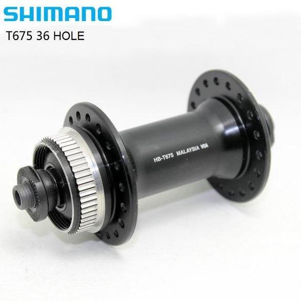 Ready Hub SHIMANO DEORE LX T675 centerlock 36 H HOLE MALAYSIA n0 novatec Alloy 36h Depan QR Sepeda  