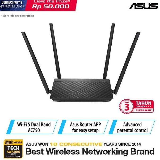 New Router ASUS RT-AC750L Dual Band AC750 WiFi Router