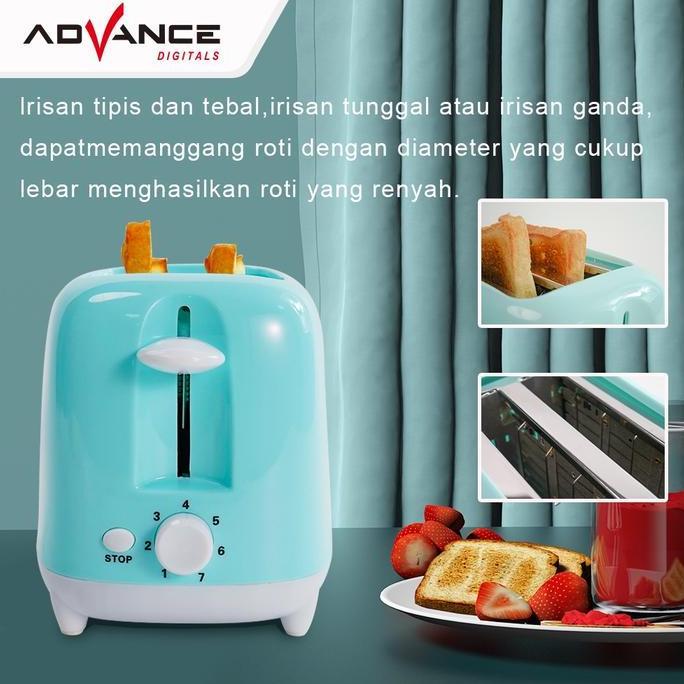 Advance T8866 Toaster Roti / Pemanggang Roti Bakar Low Watt HM