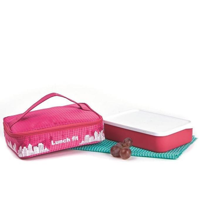 Lansungkirim- Tas Bekal Makan Dengan Kotak Makan Pink Tas Bekal Anak Laki Laki Astronot