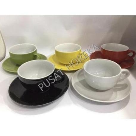 Cucinare- Brescia Coffee Cup I Cappucino Cup Porcelain I Cangkir Kopi Susu Kopin