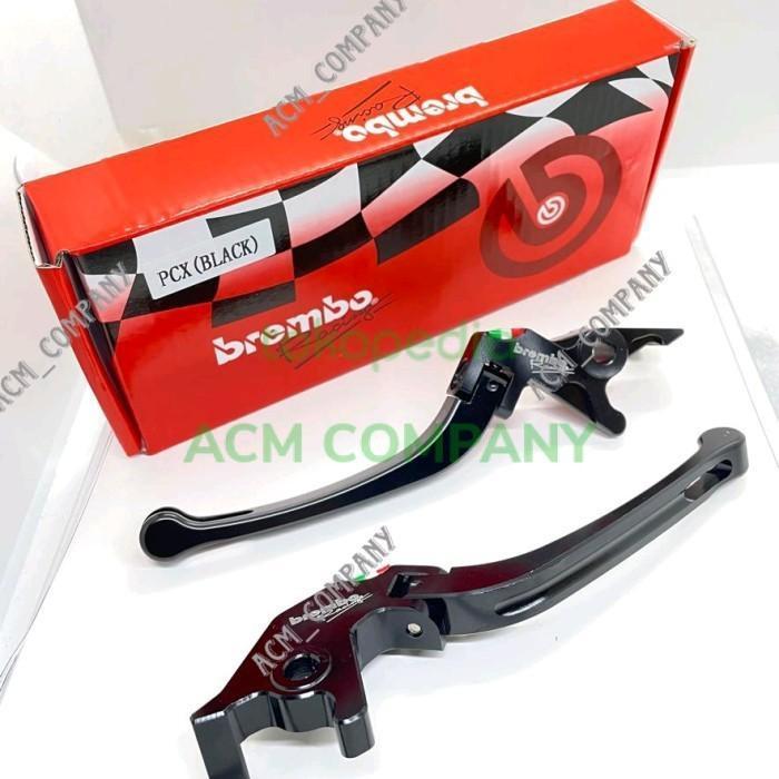 Handle Handel Rem Lipat Brembo Full Cnc Black Vario 160 Abs & Cbs Original Dan Terpercaya