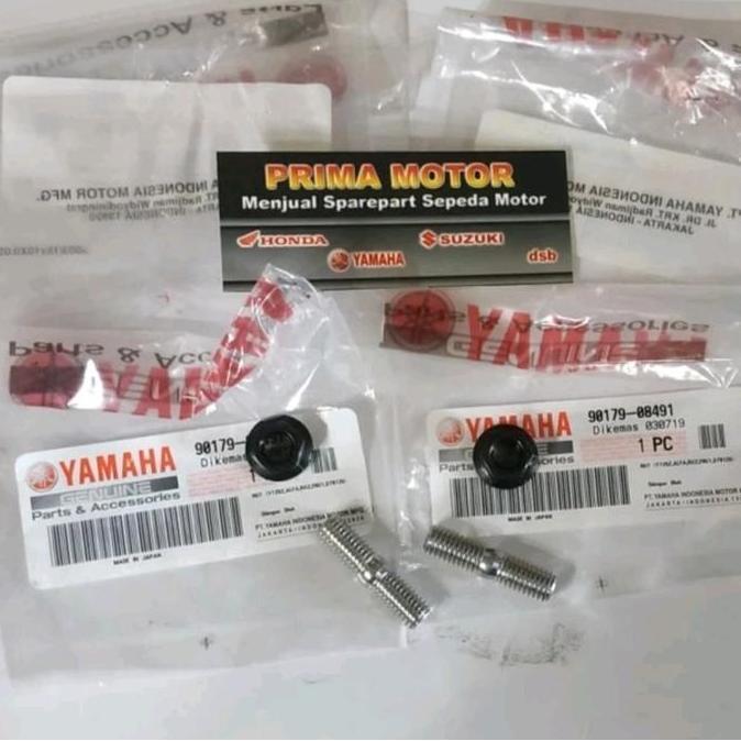 BAUT TANAM KNALPOT RX KING DAN MUR BAUT KNALPOT RX KING ORI YAMAHA YGP
