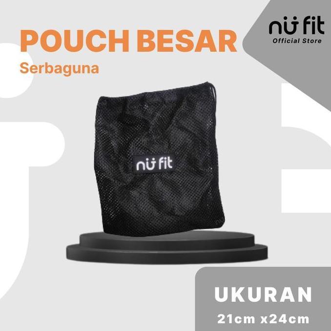 Halan- Nu Fit - Travel Pouch Make Up Organizer - Alat Penyimpanan Barang Serbaguna - Tas Serut Plast