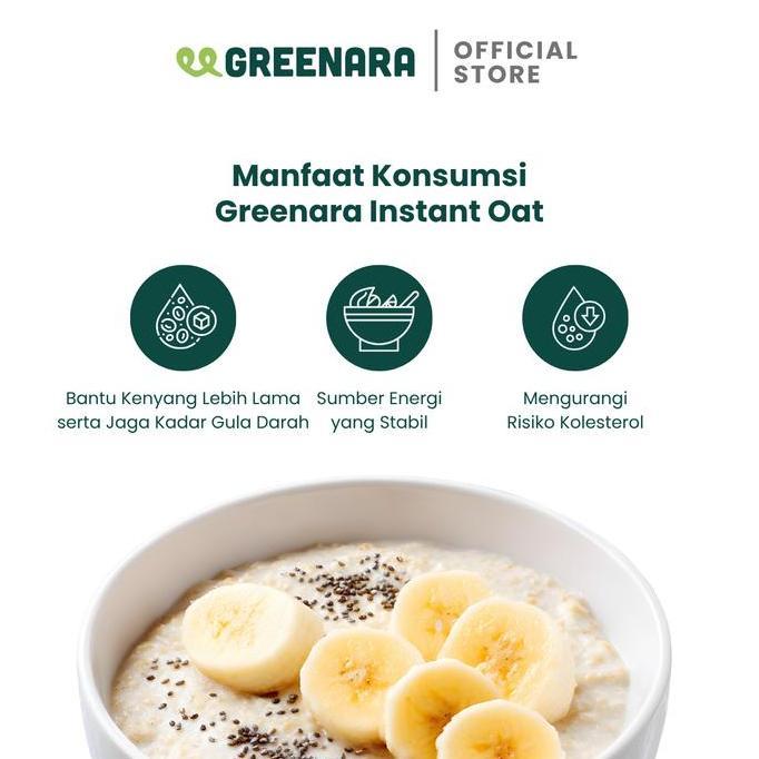 Xfood- Greenara Instant Oat 1Kg / Oat Instan 1Kg