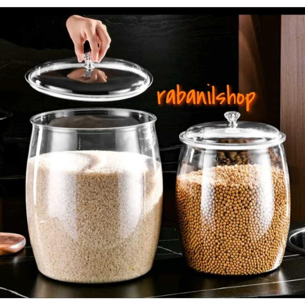 TOPLES GENTONG AKRILIK TOPLES MEWAH TOPLES KUE TOPLES MAKANAN 18 LITER 11 LITER 6.5 LITER