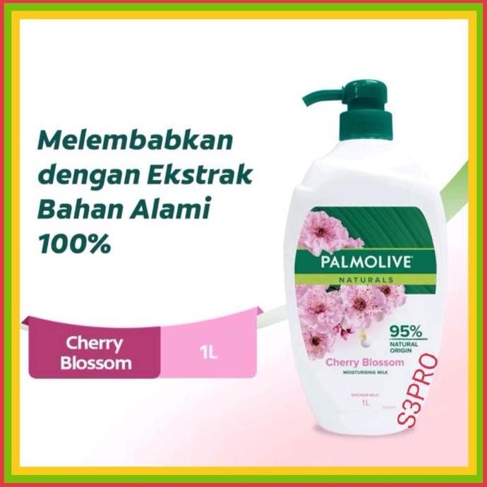Palmolive sabun mandi 1 liter Cherry Blossom. Sabun mandi cair