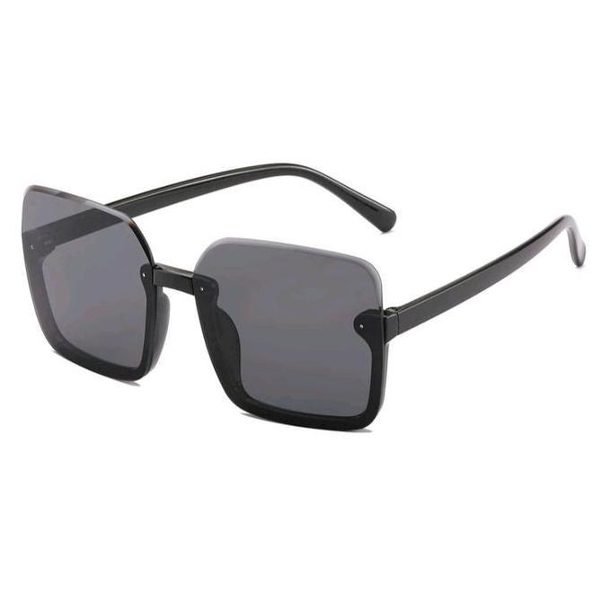 New KACAMATA WANITA HITAM SUNGLASSESS HALF FRAME KACAMATA SETENGAH KK1 murah