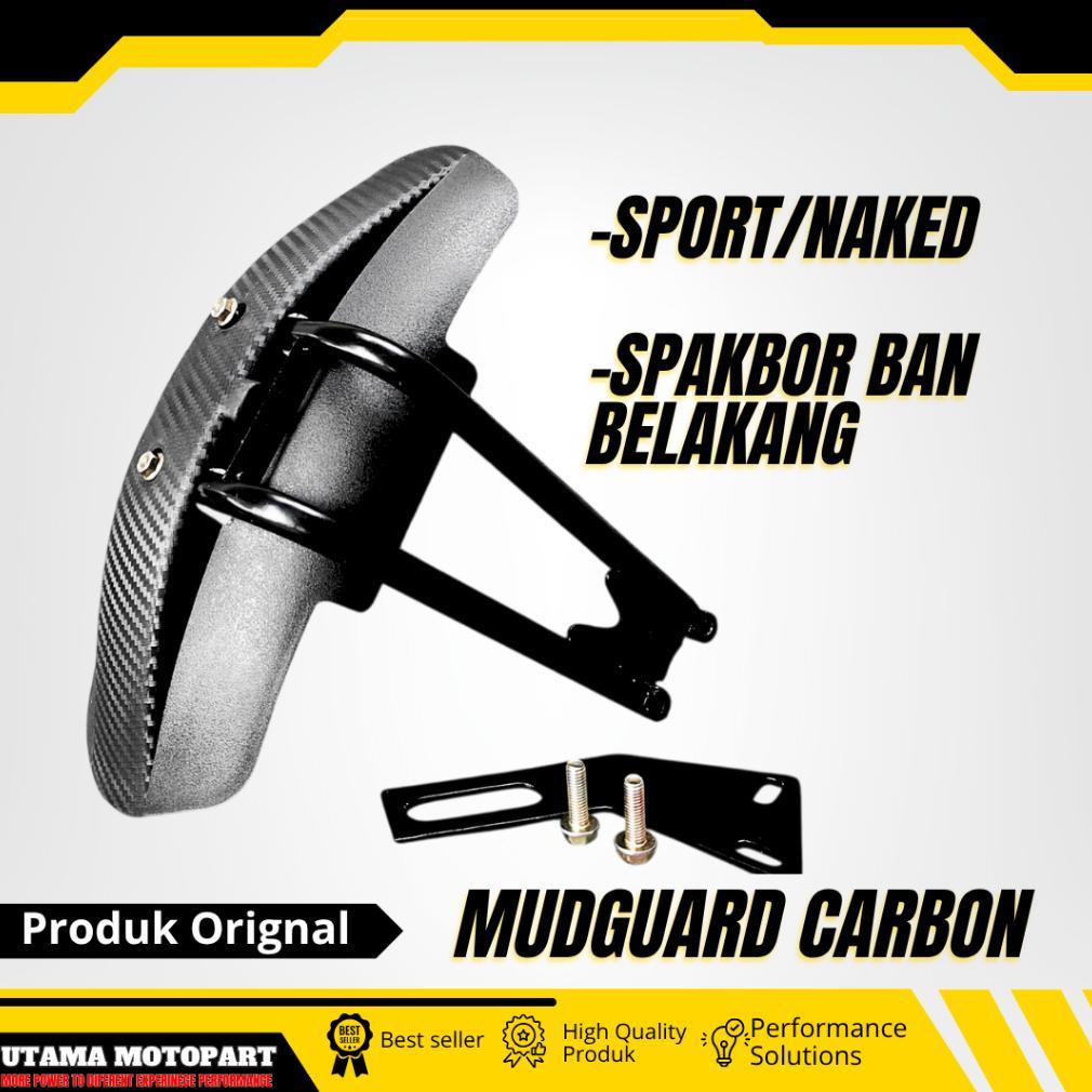 Terlaris Mudguard Spakbor Kolong Belakang Penahan Lumpur Motor Vixion Ninja Megapro Cbr 125 250 - Mu