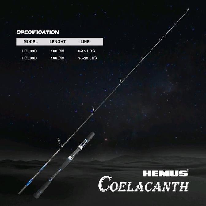 Joran Pancing Cast Jigging HEMUS COELACANTH 180cm FULL FUJI