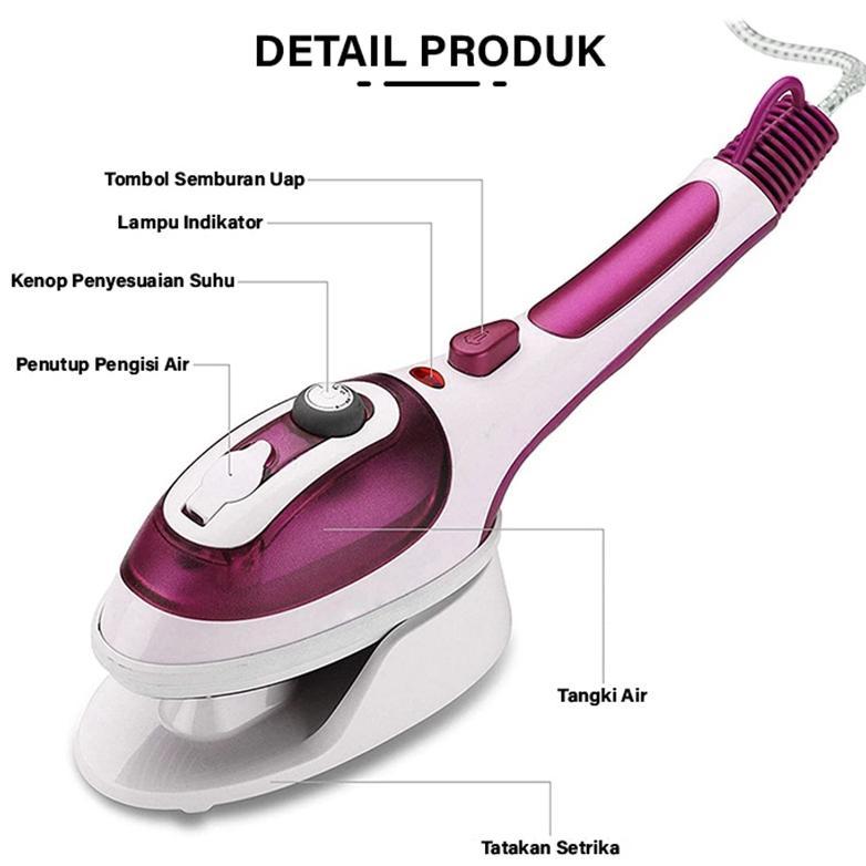HOT SALE Setrika Listrik Uap Mini / Mini Steam Iron / Setrika Listrik Mini