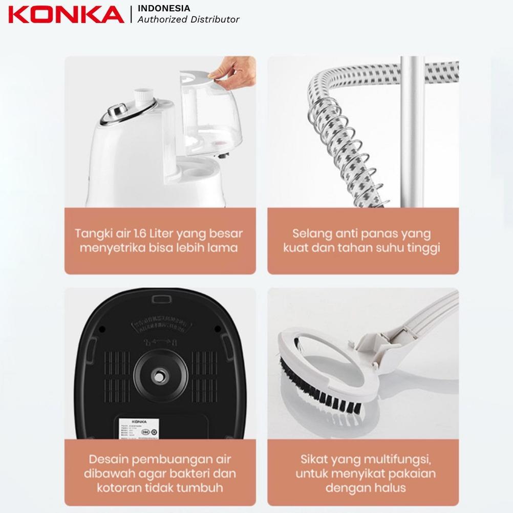 NEW KONKA Garment Steamer Standing | Setrika Uap Berdiri - KZ-GT23