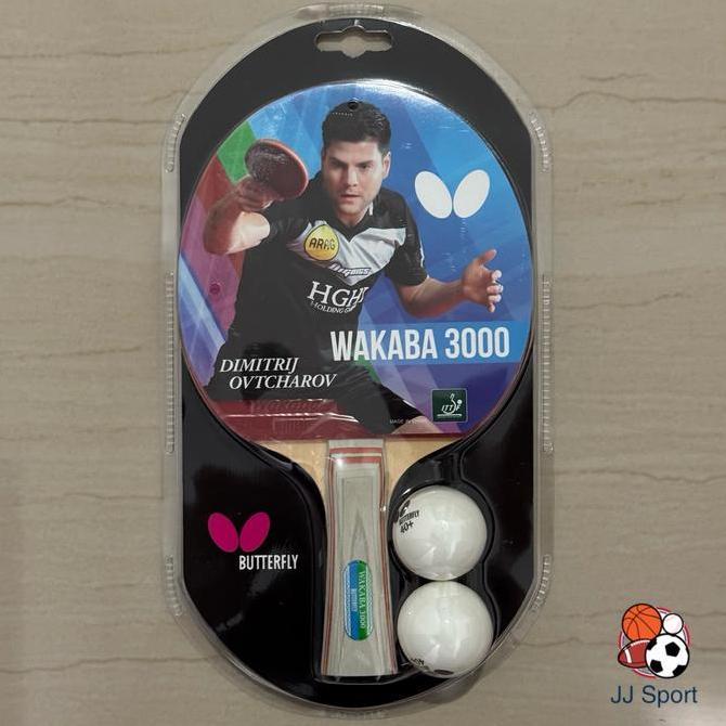 Bet Pingpong Bat Pingpong Butterfly WAKABA 3000 ORIGINAL
