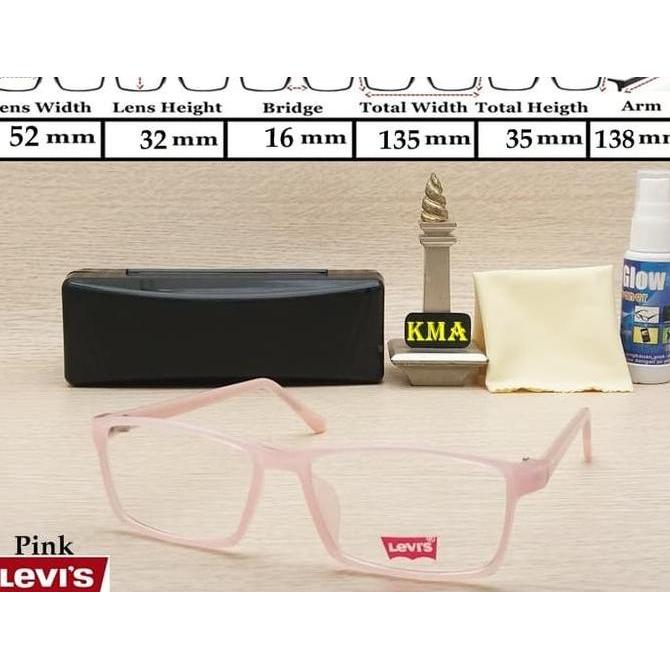 New kacamata LEVIS frame kacamata levis kacamata minus frame kotak levis murah