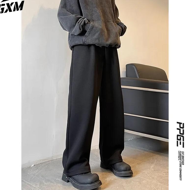 original celana pinggang katun karet pria celana training pria celana putih pria celana sweatpants j