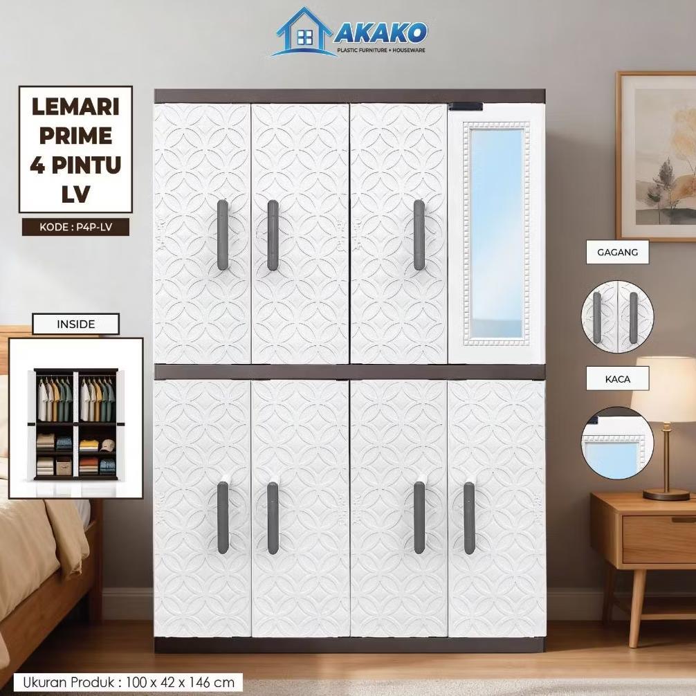 limited akako - lemari ultra twin - kabinet plastik multifungsi - lemari plastik - almari plastik ju