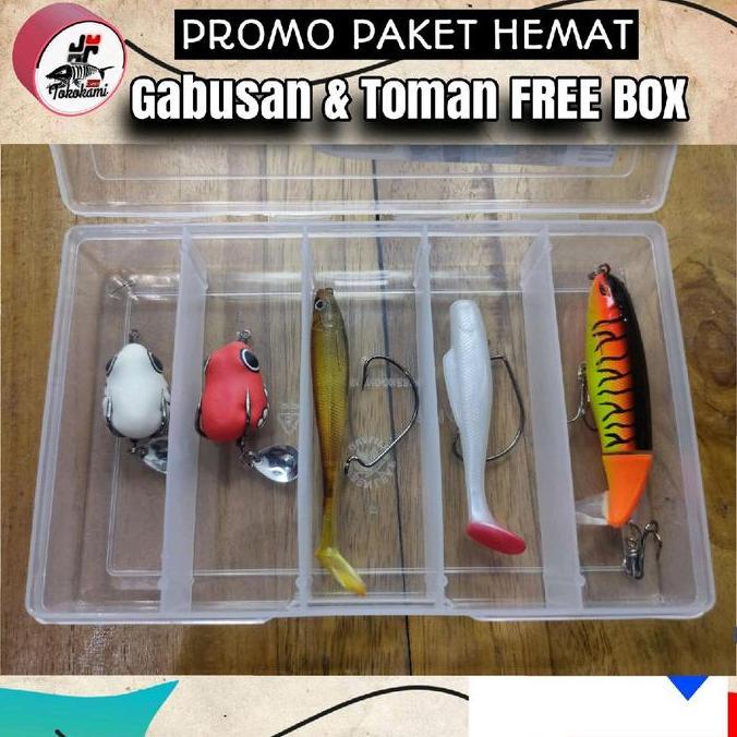lure gabusan & Toman free box