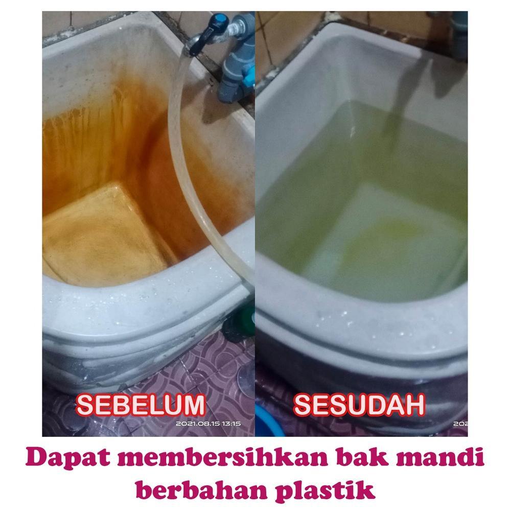 value pack pembersih keramik kamar mandi / toilet / wc ampuh (bonus kuas) cleer 1000ml