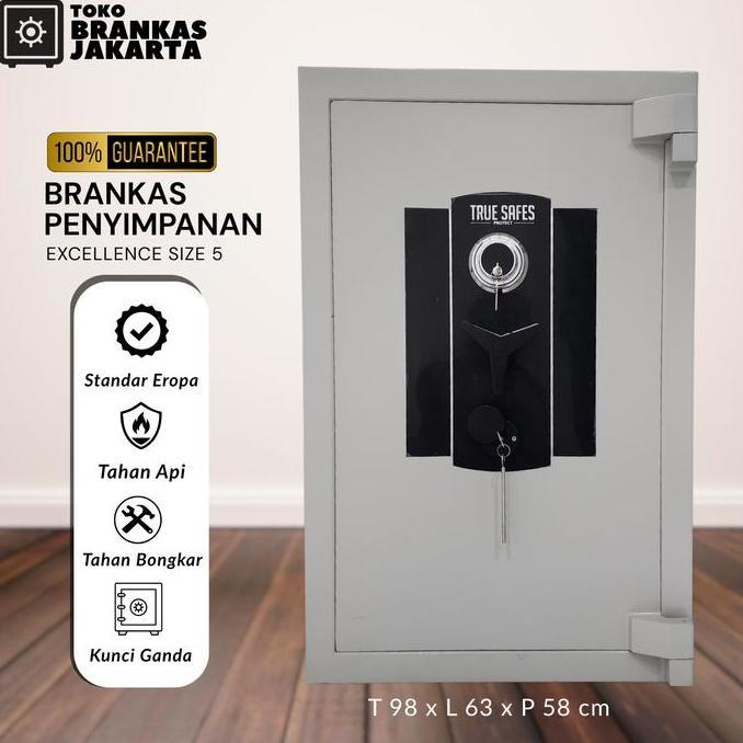 Brankas Truesafes Brangkas Besar Tahan Api Brankas Uang Emas Kualitas Super Original, Manual Kombina