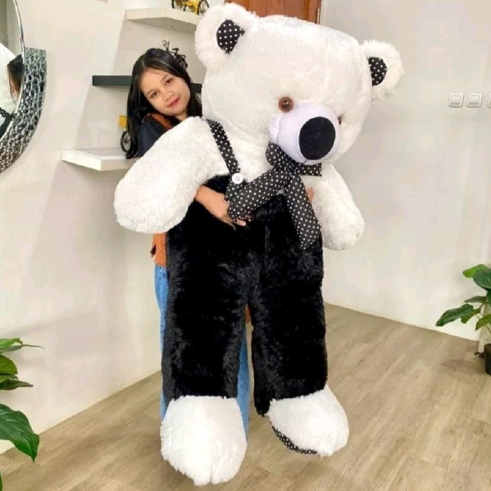 Tahan Lama  Boneka Teddy Bear Ukuran 1 Meter Boneka Plupy Telapak Boneka Beruang Boneka Lucu Boneka 