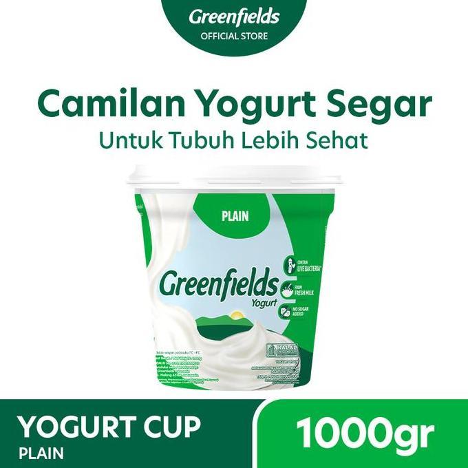 Yogurt Greenfields Plain 1kg