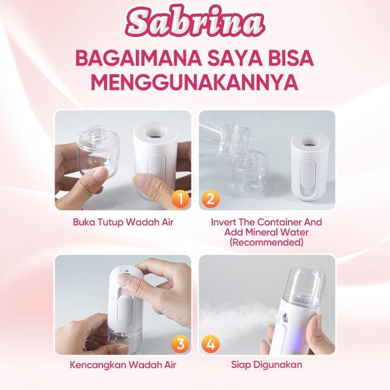TERBARU SALSNOW Nano Spray Hydration Device Perawatan Wajah yang Baru Ditingkatkan Melembabkan Pengi