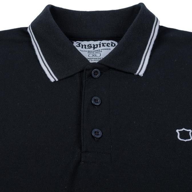 Inspired27 - Polo Shirt Oliver Stripe Baju Kaos Berkerah Lengan Pendek Polos Pria