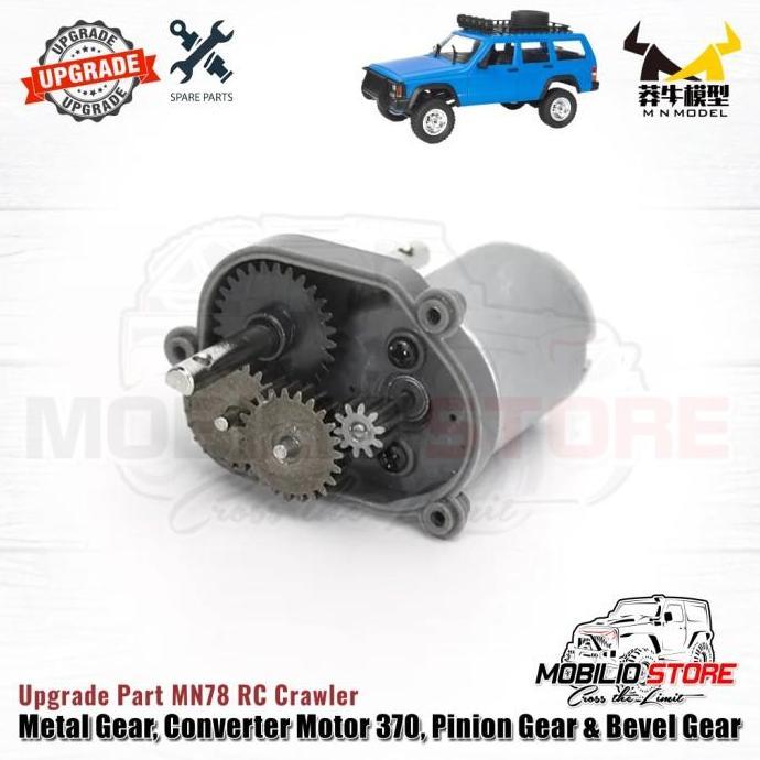 Upgrade Part MN78 Metal Gear Converter 370 Pinion & Bevel Gear MN 78
