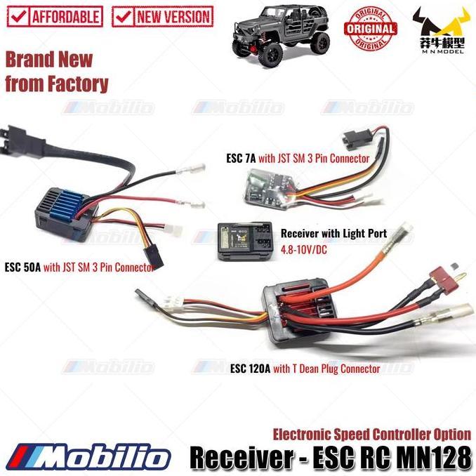 Original Part MN128 Receiver ESC MN 128 MN86 New Version RC Crawler Car Adventure