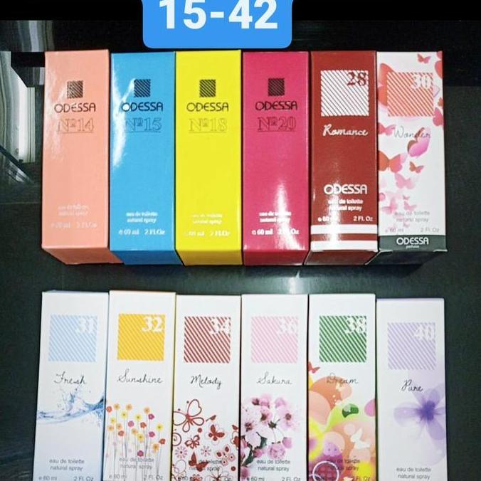 NEW PARFUME EDT ODESSA 15-40 ORI