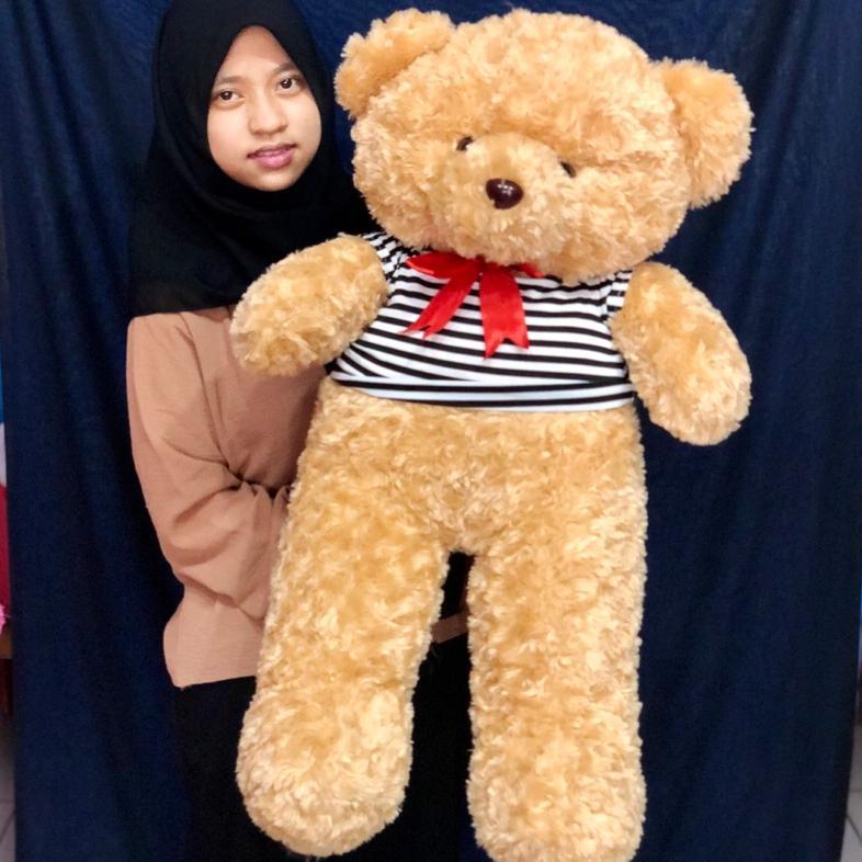 Murah  Boneka Beruang Baju Xl  Lucu Jumbo, Boneka Teddy Bear Besar, Boneka Beruang Baju Jumbo Sni  B