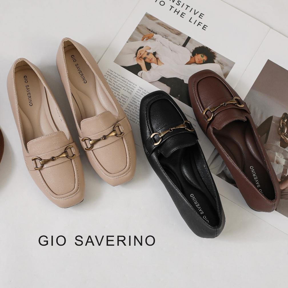ORIGINAL Gio Saverino Sepatu Loafers Flat Shoes Wanita Gladys 2026