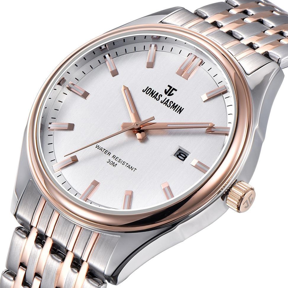 PREMIUM Jonas Jasmin - Jam Tangan Couple Analog JJ-3120M/JJ-3120L Include Box Fullset 2026
