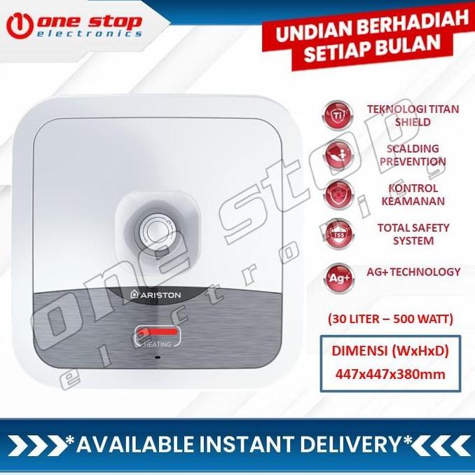 TERLARIS ARISTON AN2 30 R / AN2 30R / ANDRIS2 R WATER HEATER 30 LITER WATT