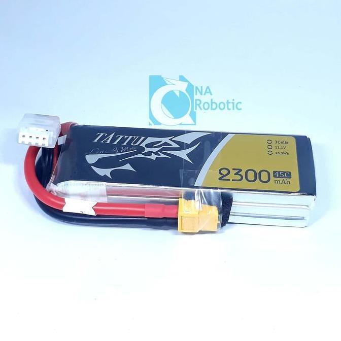 Baterai Lipo Tattu 2300mah 3S 45C XT60 11.1v