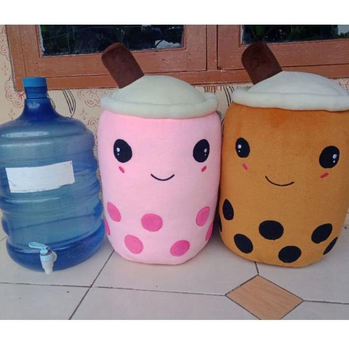 Murah  Boneka Boba Jumbo 60Cm/Boba Milk Tea Isi Padat