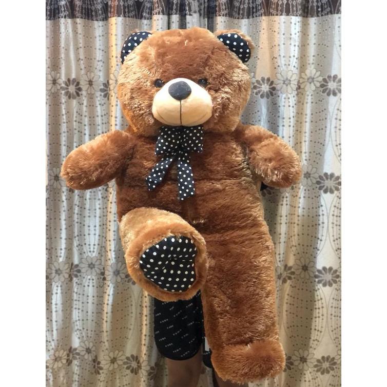 Disc Boneka Teddy Bear Jumbo Ukuran 1 Meter Boneka Plupi Jumbo Boneka Beruang Jumbo
