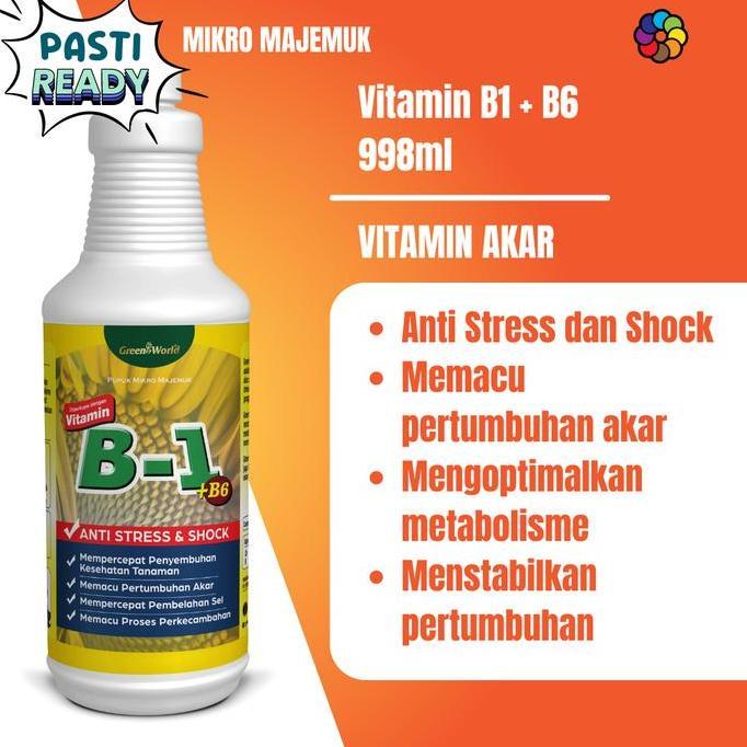 NEW VITAMIN B1 + B6 HORMON AKAR TANAMAN 1L ORI