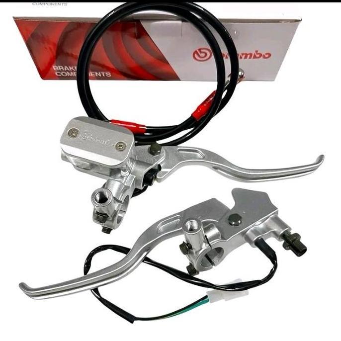 NEW MASTER REM BREMBO KOTAK 12MM PLUS HANDLE KIRI UNIVERSAL MIO BEAT VARIO RX KING VIXION TIGER DLL 