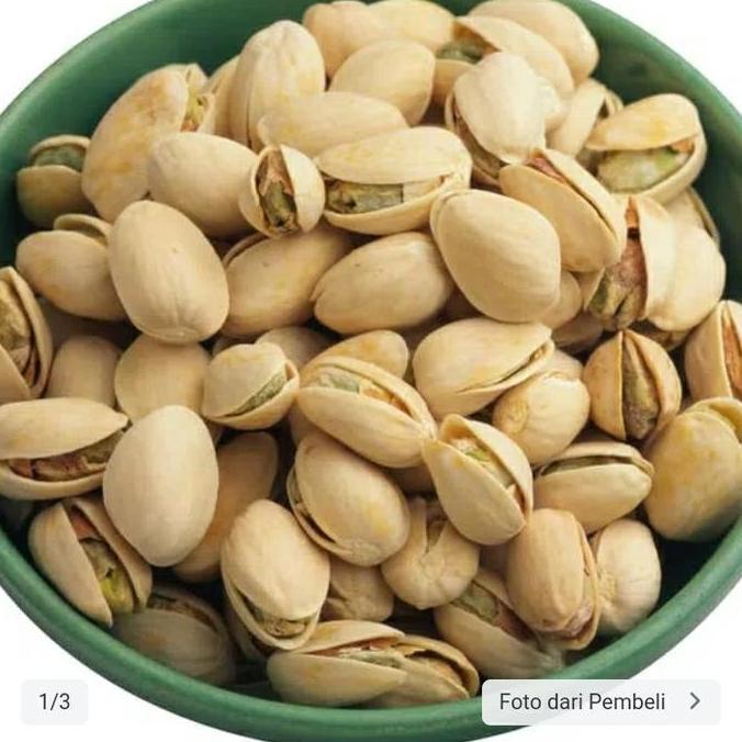 NEW 500GRAM KACANG PISTACHIO, KACANG ARAB, FUSTUK SETENGAH KILO ORI