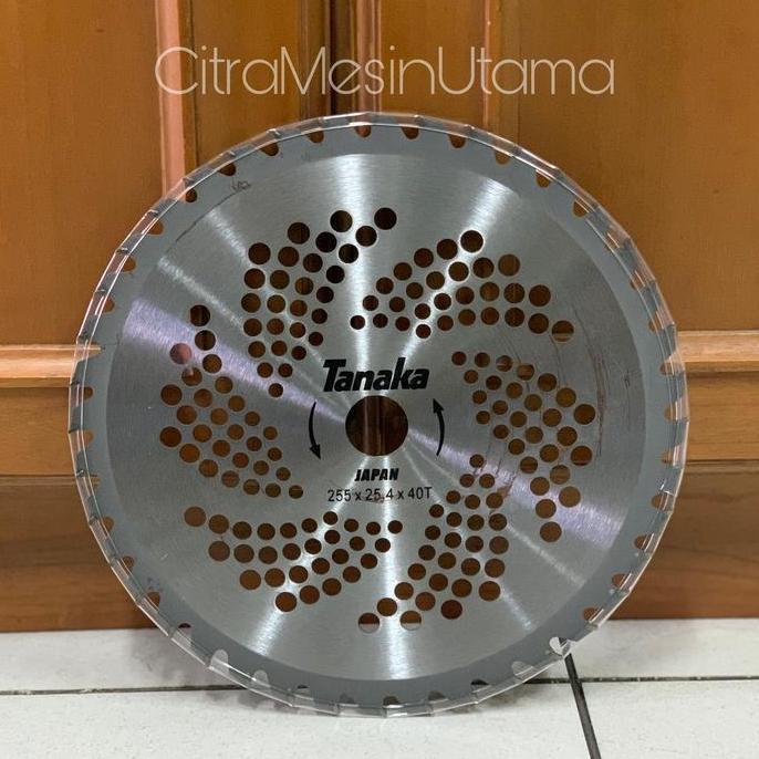 NEW PISAU BULAT MESIN POTONG RUMPUT TANAKA STAINLESS 40 MATA ORI