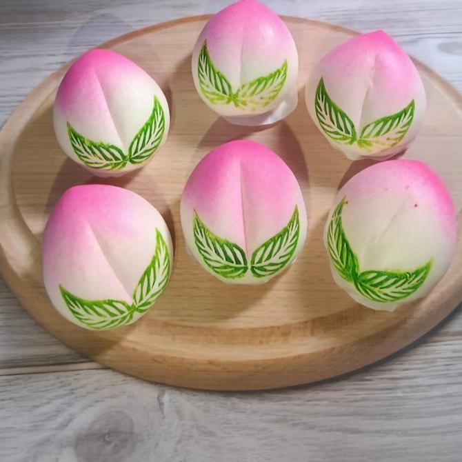 NEW BAKPAO PERSIK DIMSUM FROZEN HALAL 10PCS FOOD ORI