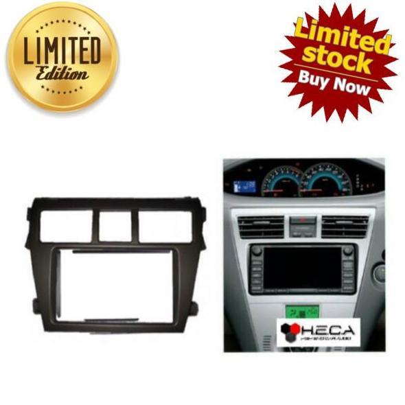 Frame Head Unit Double Din Tape VIOS 2007-2012 / Limo Gen 2 (Black)