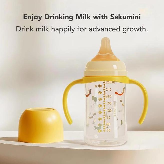 Botol Susu Ppsu Sakumini Baby Natural Milk Feeding Bottle Ppsu Botol Susu Bayi Newborn